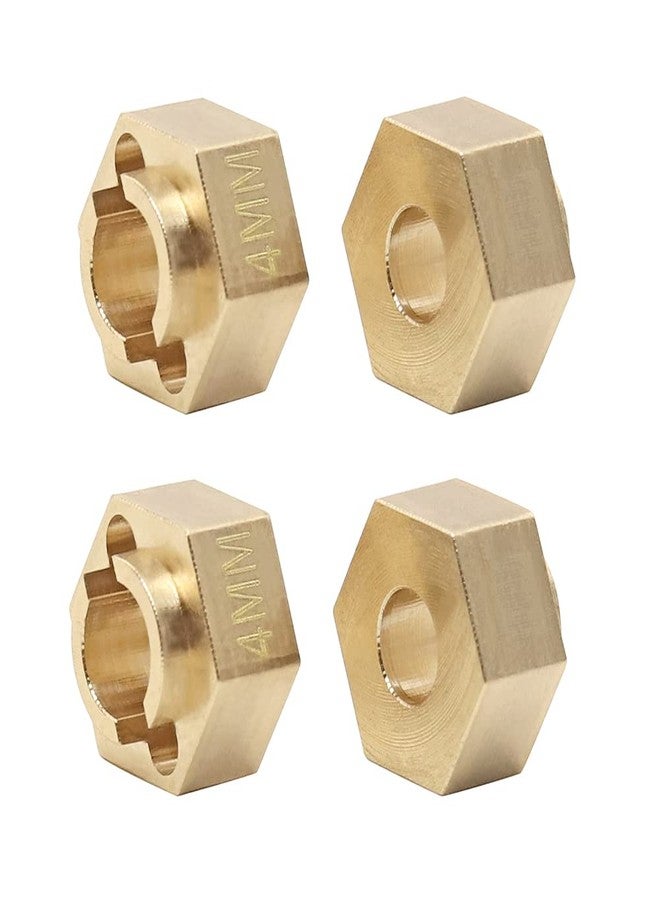GTHELE Brass Wheel Hex Hub 4mm&6mm(+1.5mm) Extenders Adaptor Set&Lock Nuts for 1/18 TRX4M Upgrade Parts RC Crawler Car - Image 4